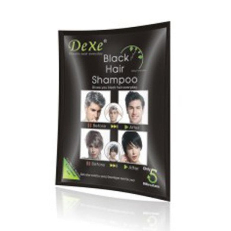 shampoo tinte cubre canas negro