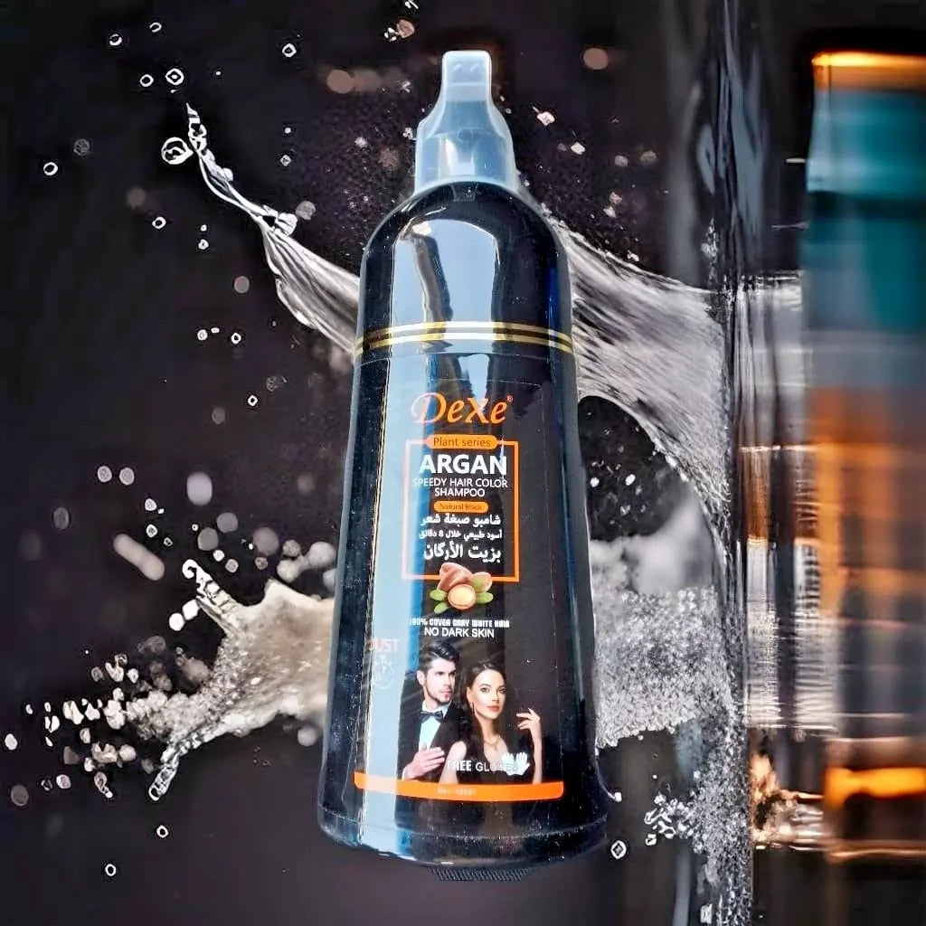 Shampoo tinte orgánico negro de 420 ml